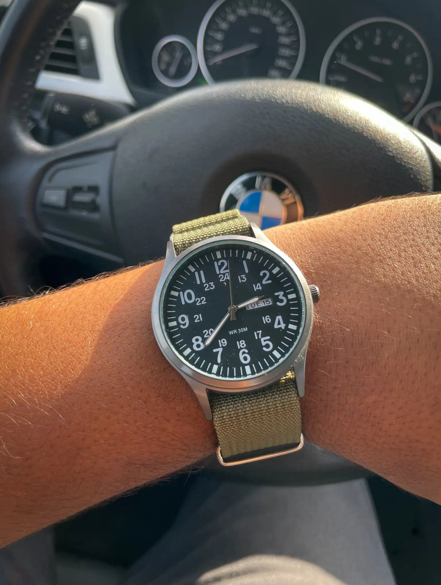 NATO Military Strap – Swamp Green